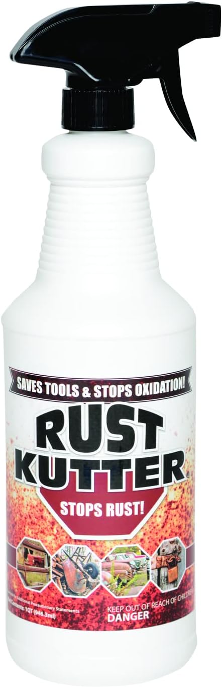 Stops Rust and Converts Rust Spots to Leave A Primed Surface Ready to Paint, Professional Rust Repair Manufactured in USA – Sprayer Included