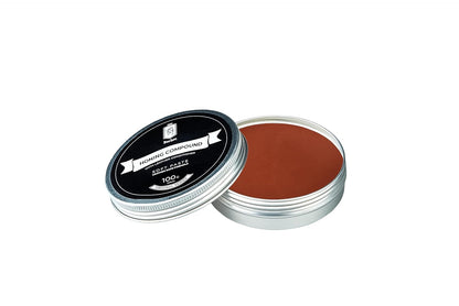 Polishing Compound - Medium Red Stropping Compound - Leather Strop Sharpening Buffing Compound with applicator – 100g (3.53 Oz)