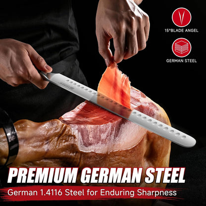 Carving Knife Set, Brisket Slicing Knife & Boning Knife For Meat
