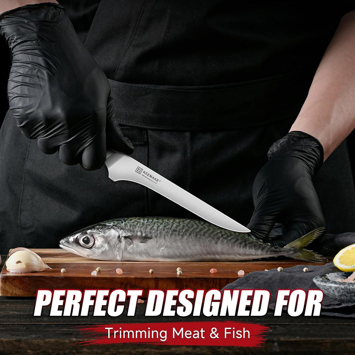 Carving Knife Set, Brisket Slicing Knife & Boning Knife For Meat