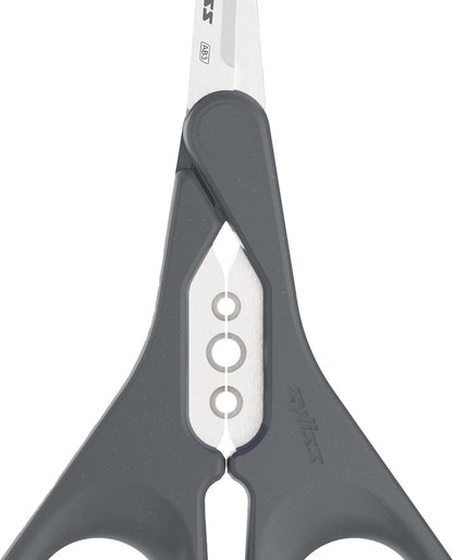 Household Scissors – Multi-Purpose Stainless Steel Kitchen & Home Shears with Built-in Box Cutter – Wheat Straw Handle, Dishwasher Safe, Everyday Cutting Tool, 5-Year Guarantee