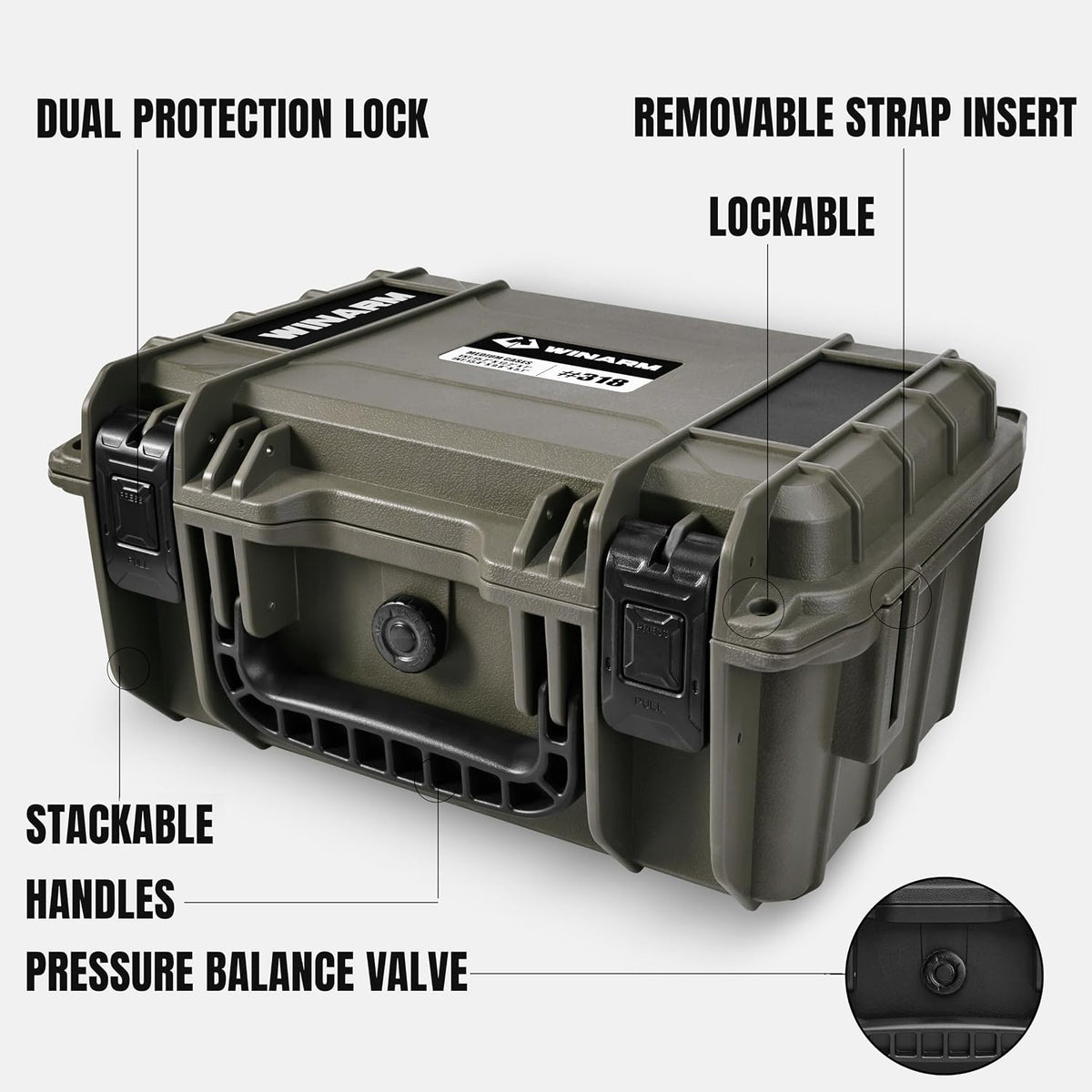 24 Folding Knife Storage Hard Case,Pocket Knives Holder Organizer | Shockproof High Density Foam,Waterproof Lockable Protective Box for EDC Collectors,Portable Travel Carrying Case
