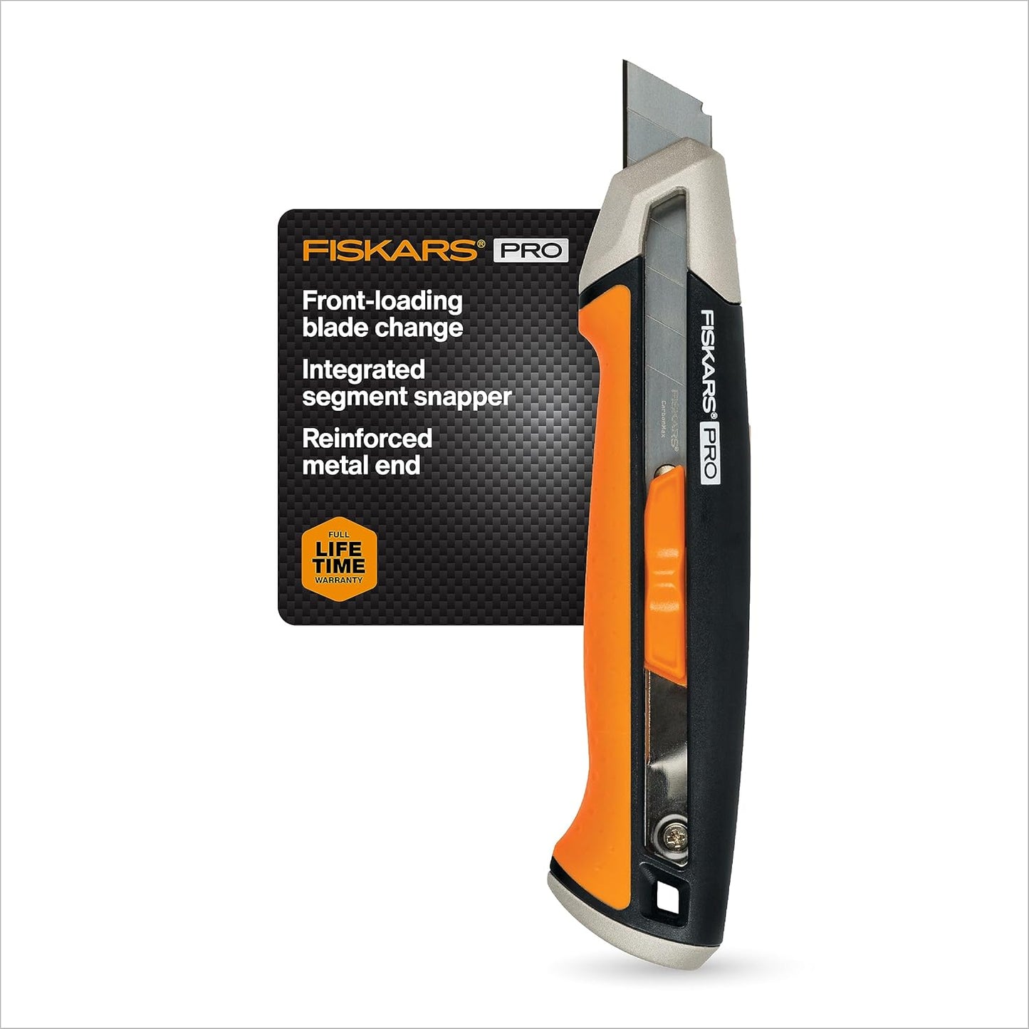 770210-1001 Pro Utility Knife, Snap 18 mm, Orange/Black