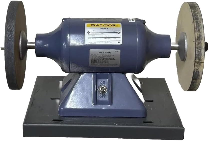 Keen Edge Professional Knife Sharpening Wheel System - Made in USA - Complete two Wheel System to fit most 6" and 8" Bench Grinders - Sharpening + Slotted Honing Wheels & Accessories Kit
