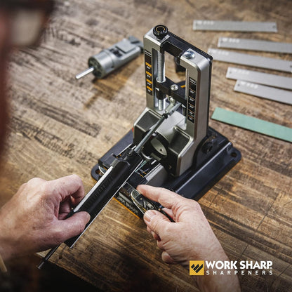 Professional Precision Adjust Knife Sharpener Kit - Complete Sharpening System for Kitchen, Pocket & Hunting Knives - Premium Angle-Guided Sharpening