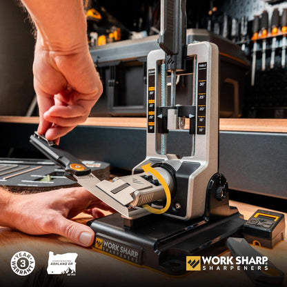 Professional Precision Adjust Knife Sharpener Kit - Complete Sharpening System for Kitchen, Pocket & Hunting Knives - Premium Angle-Guided Sharpening