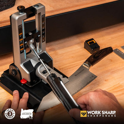 Professional Precision Adjust Knife Sharpener Kit - Complete Sharpening System for Kitchen, Pocket & Hunting Knives - Premium Angle-Guided Sharpening