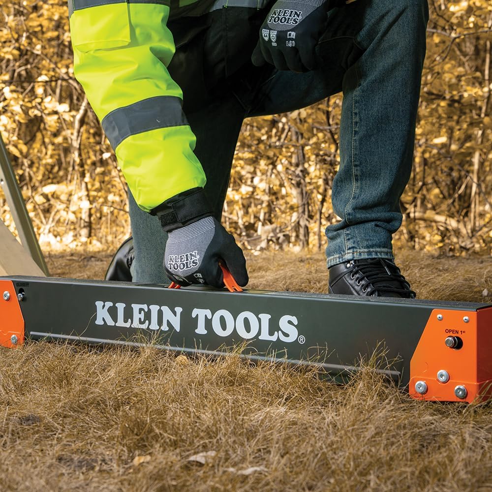 Winter Work Gloves, Knit Dipped ANSI A4 Cut-Resistant, Sandy Latex Coated, Fleece-Lined, Touchscreen Capable
