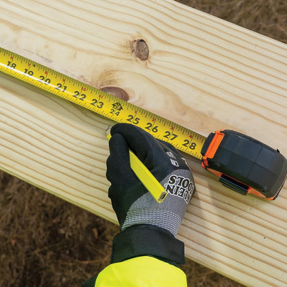 Winter Work Gloves, Knit Dipped ANSI A4 Cut-Resistant, Sandy Latex Coated, Fleece-Lined, Touchscreen Capable