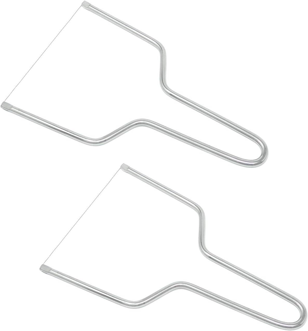 2PCS Stainless Steel Butter Cheese Wire Cutters Slicers Knives for Kitchen (for soft cheese)