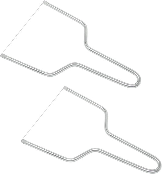 2PCS Stainless Steel Butter Cheese Wire Cutters Slicers Knives for Kitchen (for soft cheese)