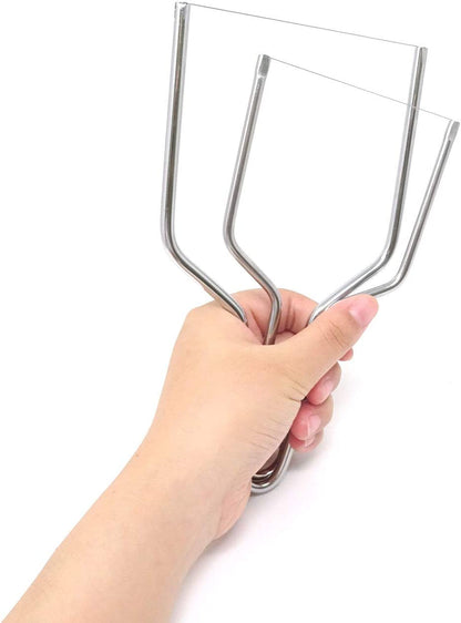 2PCS Stainless Steel Butter Cheese Wire Cutters Slicers Knives for Kitchen (for soft cheese)