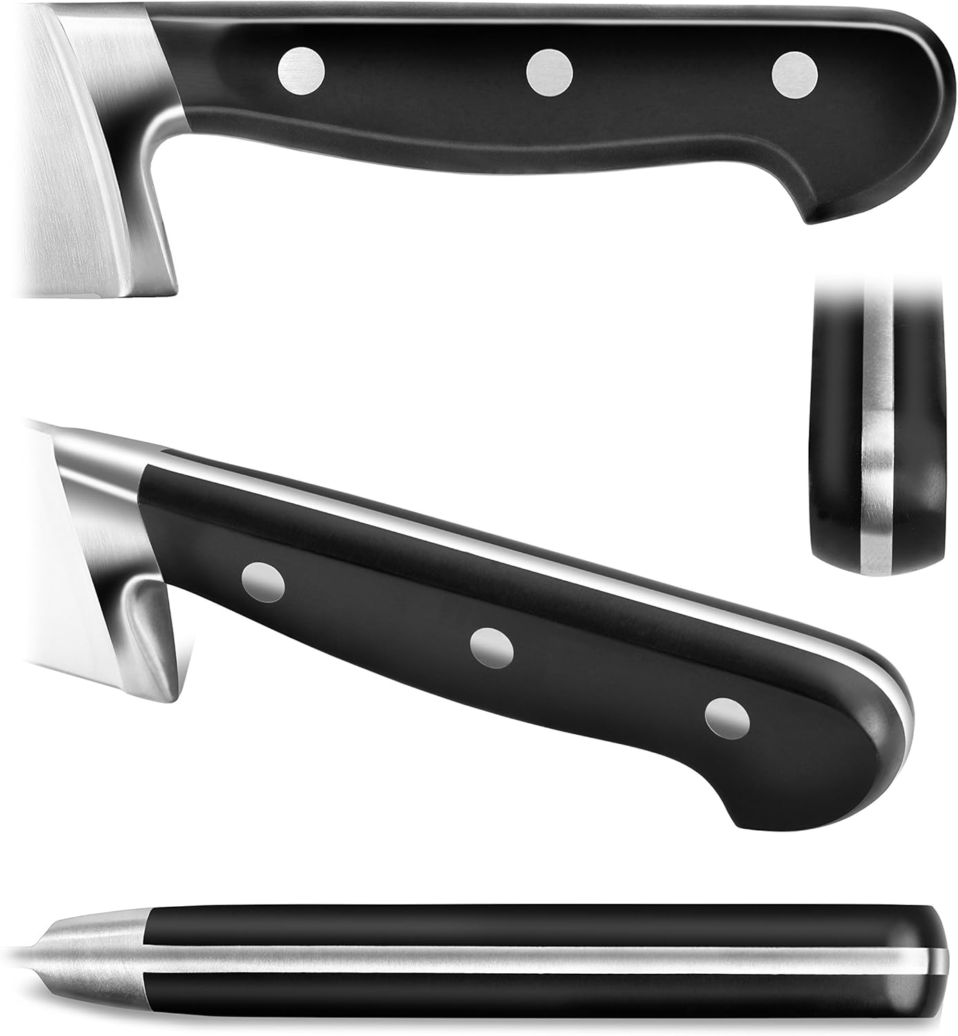 Cangshan TV2 Series 1022940 Swedish 14C28N Steel Forged 6-Inch Boning Knife and Wood Sheath Set