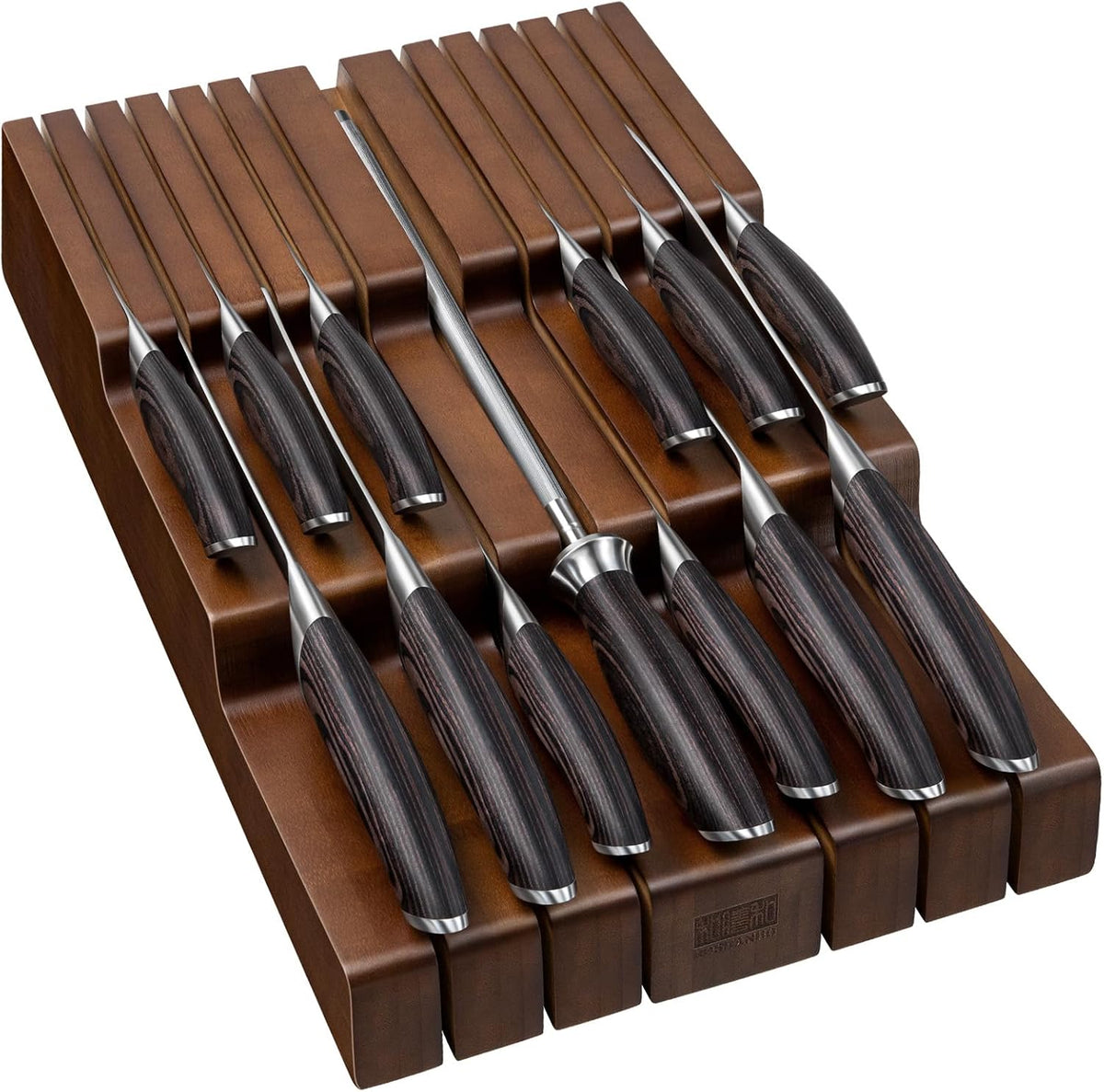 Kitchen Knife Set with Block, 14PCS Ultra Sharp Knife Block Set