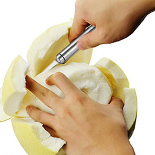 3 Pcs Curved Serrated Bread and Grapefruit Knife, Stainless Steel Fruit Carving Tool with Ergonomic Handle for Kitchen and Chef Use