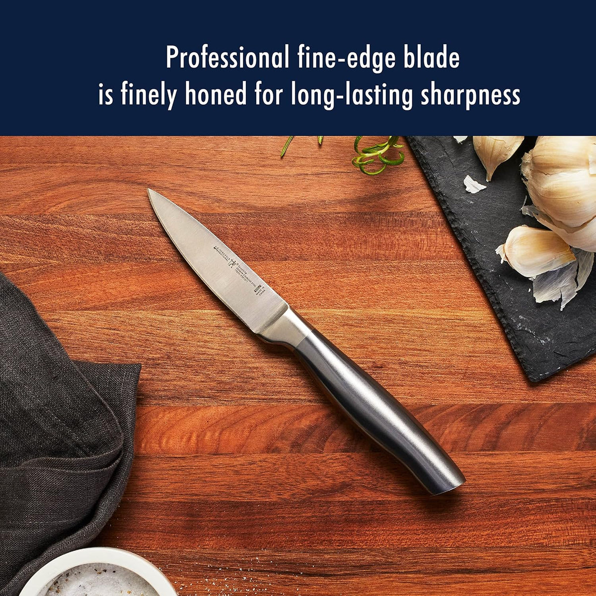 Graphite 20-pc Self-Sharpening Knife Set with Block - Black