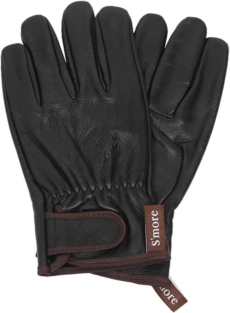 BBQ Gloves Heat Resistant Fireproof Outdoor Grilling Gloves Silicone Non-Slip Oven Gloves Long Kitchen Gloves for Barbecue, Cooking, Baking, Cutting (Black)