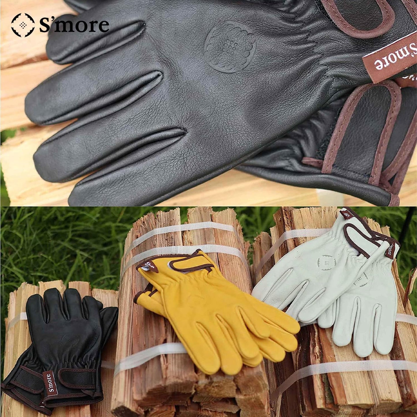 BBQ Gloves Heat Resistant Fireproof Outdoor Grilling Gloves Silicone Non-Slip Oven Gloves Long Kitchen Gloves for Barbecue, Cooking, Baking, Cutting (Black)
