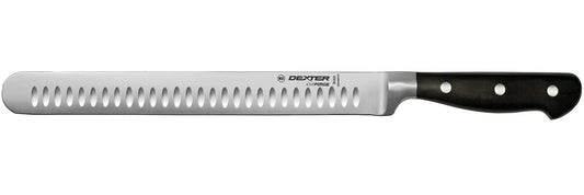 38469, iCut-FORGE® 10" Duo-Edge Slicer, Forged Stainless Steel Blade, Precision Chef’s Slicer for Roasts and Hams, Comfortable Black POM Handle, Commercial-Grade, NSF Certified