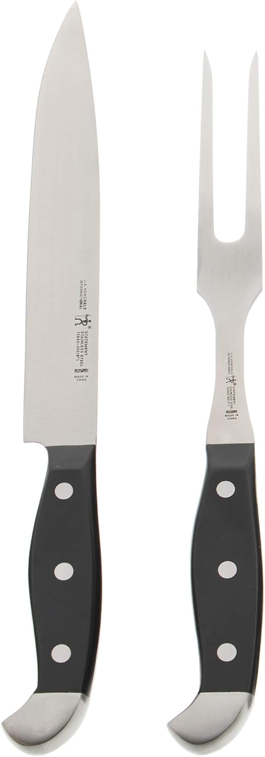 Statement Razor-Sharp 2-pc Carving Set, German Engineered Informed by 100+ Years of Mastery