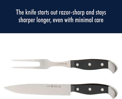Statement Razor-Sharp 2-pc Carving Set, German Engineered Informed by 100+ Years of Mastery