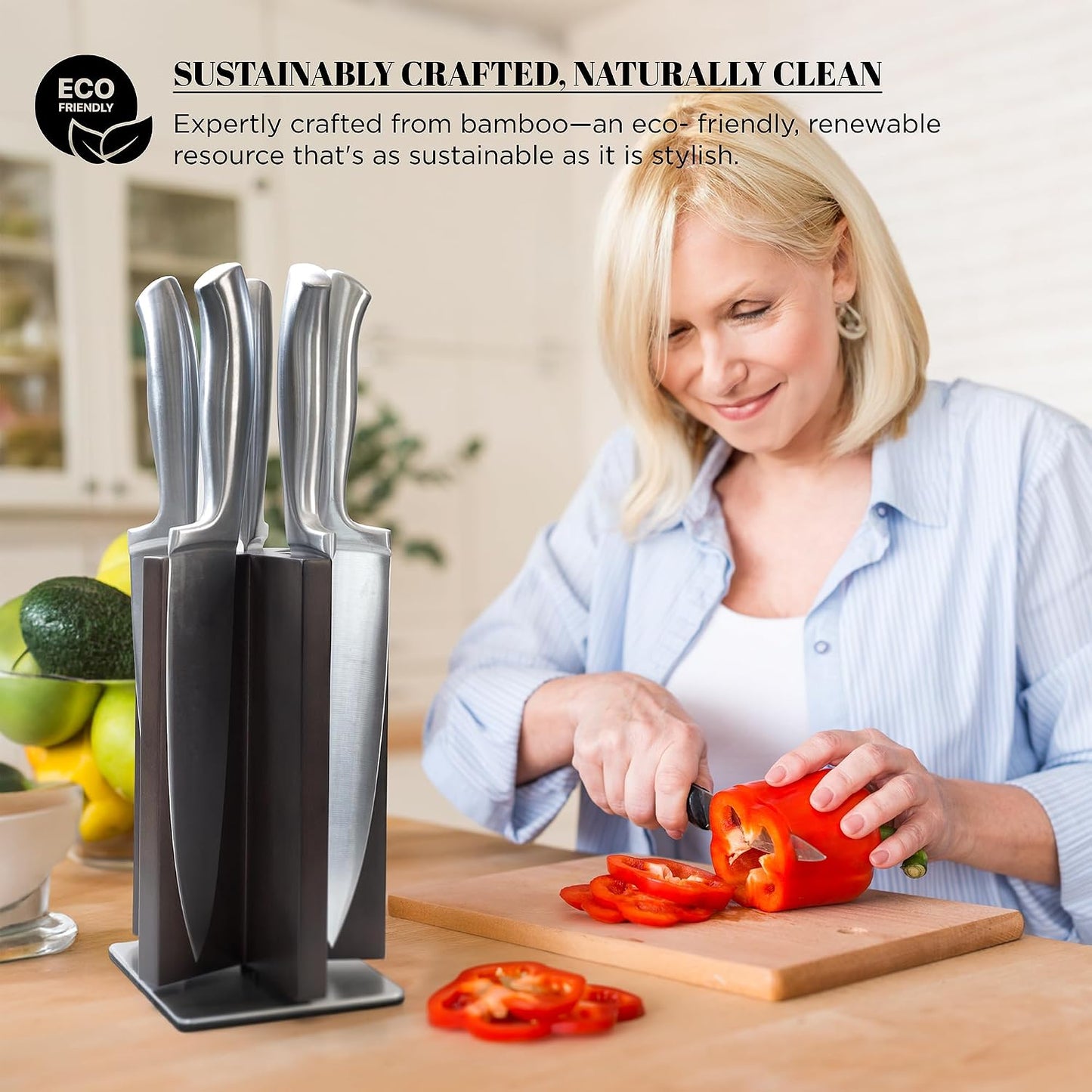 Rotating Magnetic Knife Block