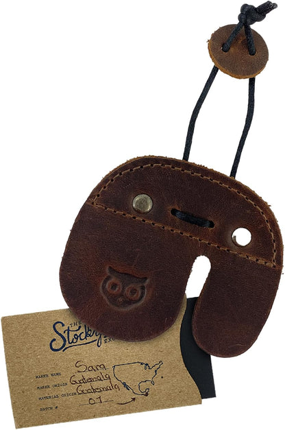 Archery Finger Tab, Protect Guard for Recurve Bows, Finger Protector, Shooting Practice Gear Sports & Outdoors, Full Grain Leather, Handmade