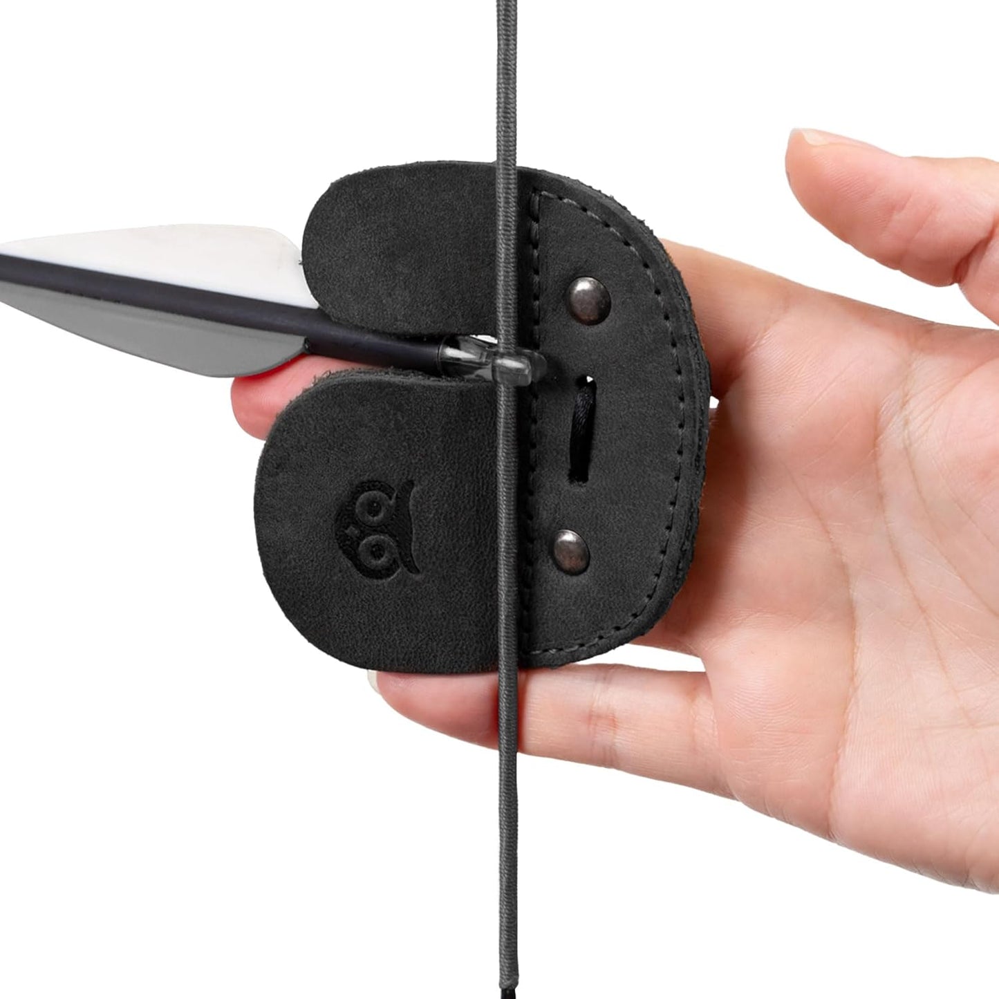 Archery Finger Tab, Protect Guard for Recurve Bows, Finger Protector, Shooting Practice Gear Sports & Outdoors, Full Grain Leather, Handmade