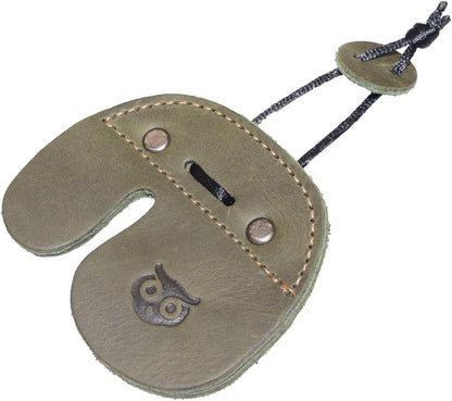 Archery Finger Tab, Protect Guard for Recurve Bows, Finger Protector, Shooting Practice Gear Sports & Outdoors, Full Grain Leather, Handmade