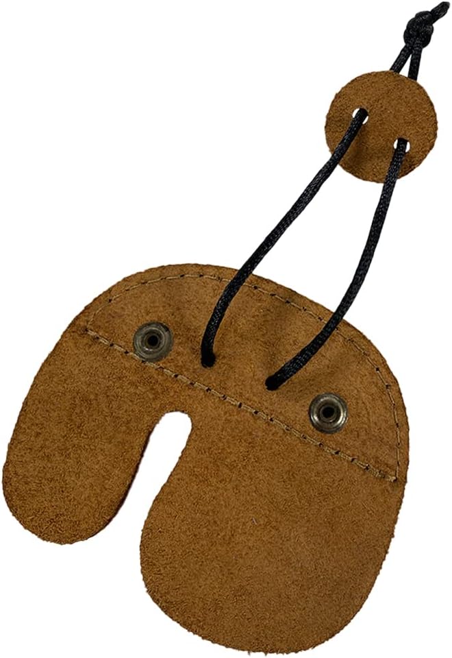 Archery Finger Tab, Protect Guard for Recurve Bows, Finger Protector, Shooting Practice Gear Sports & Outdoors, Full Grain Leather, Handmade