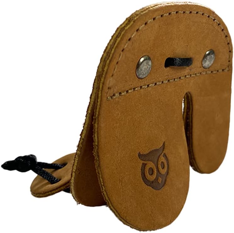 Archery Finger Tab, Protect Guard for Recurve Bows, Finger Protector, Shooting Practice Gear Sports & Outdoors, Full Grain Leather, Handmade