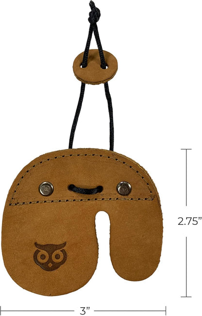 Archery Finger Tab, Protect Guard for Recurve Bows, Finger Protector, Shooting Practice Gear Sports & Outdoors, Full Grain Leather, Handmade
