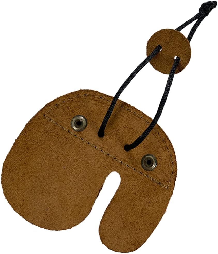 Archery Finger Tab, Protect Guard for Recurve Bows, Finger Protector, Shooting Practice Gear Sports & Outdoors, Full Grain Leather, Handmade