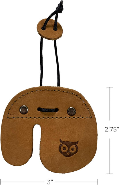 Archery Finger Tab, Protect Guard for Recurve Bows, Finger Protector, Shooting Practice Gear Sports & Outdoors, Full Grain Leather, Handmade