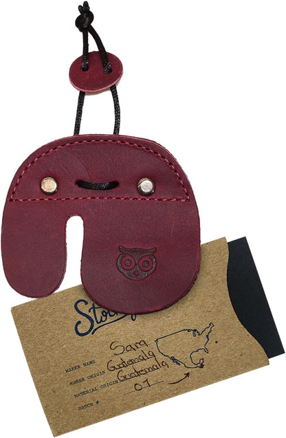 Archery Finger Tab, Protect Guard for Recurve Bows, Finger Protector, Shooting Practice Gear Sports & Outdoors, Full Grain Leather, Handmade