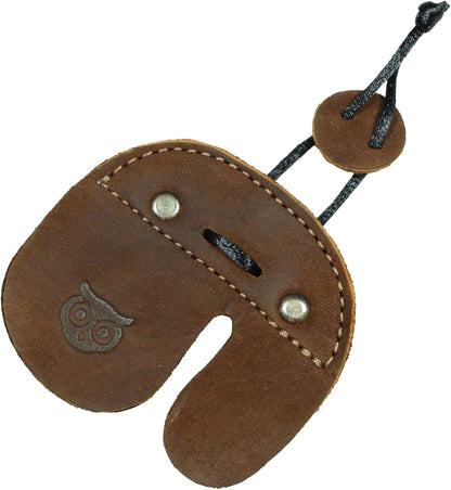 Archery Finger Tab, Protect Guard for Recurve Bows, Finger Protector, Shooting Practice Gear Sports & Outdoors, Full Grain Leather, Handmade