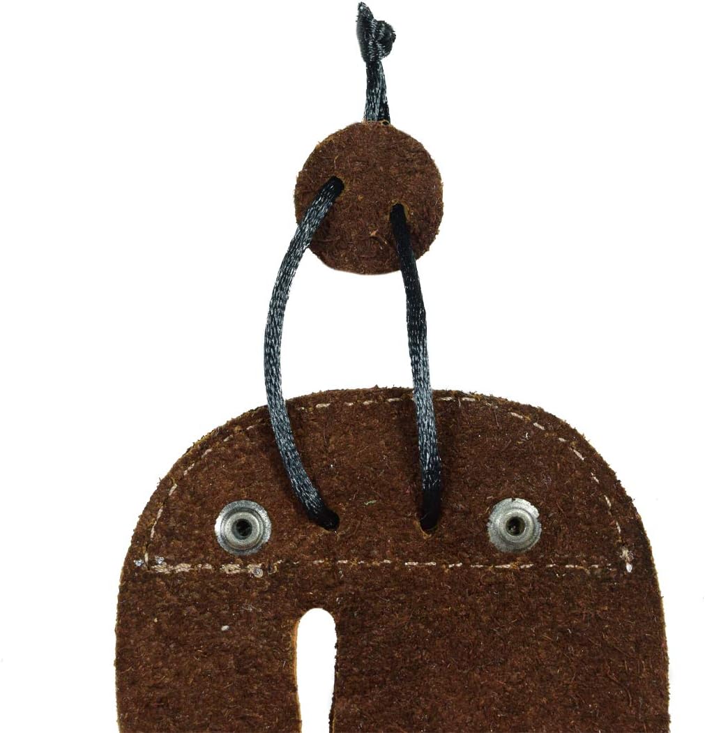 Archery Finger Tab, Protect Guard for Recurve Bows, Finger Protector, Shooting Practice Gear Sports & Outdoors, Full Grain Leather, Handmade