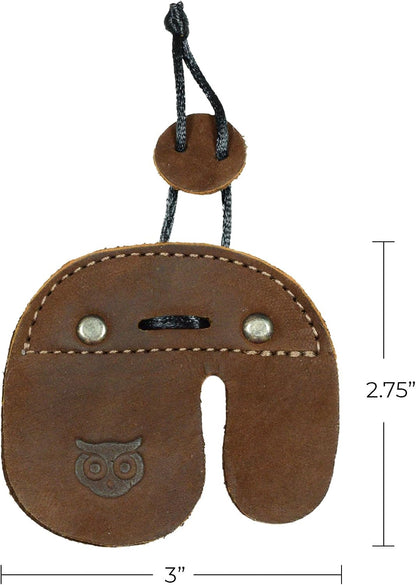 Archery Finger Tab, Protect Guard for Recurve Bows, Finger Protector, Shooting Practice Gear Sports & Outdoors, Full Grain Leather, Handmade