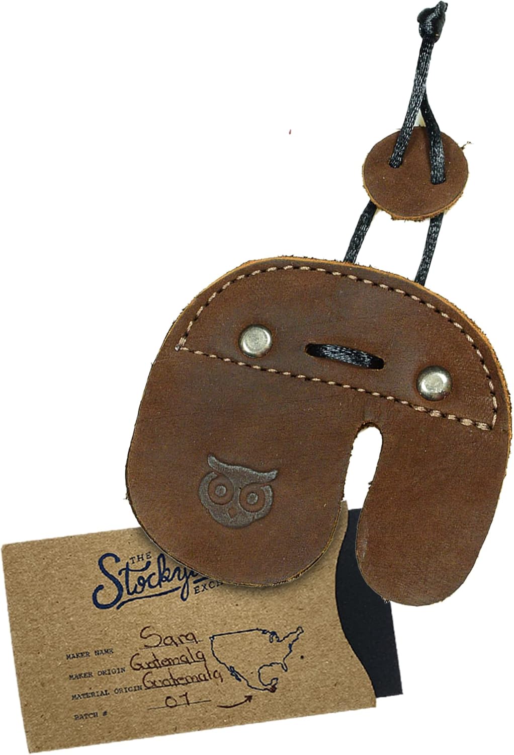 Archery Finger Tab, Protect Guard for Recurve Bows, Finger Protector, Shooting Practice Gear Sports & Outdoors, Full Grain Leather, Handmade