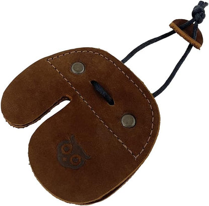 Archery Finger Tab, Protect Guard for Recurve Bows, Finger Protector, Shooting Practice Gear Sports & Outdoors, Full Grain Leather, Handmade
