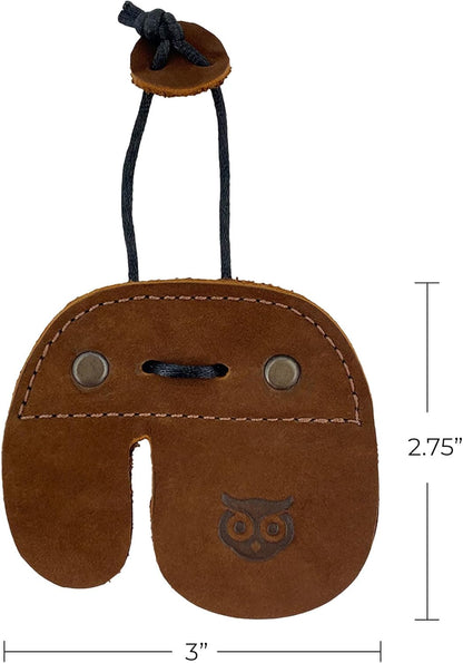 Archery Finger Tab, Protect Guard for Recurve Bows, Finger Protector, Shooting Practice Gear Sports & Outdoors, Full Grain Leather, Handmade