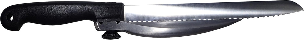 ' Precision Slicing Knife (Right-Handed) - 8 and 1/4 Inches Stainless Serrated Blade With Cutting Guide for Exact Slices Up To 5/8 Inch Thick