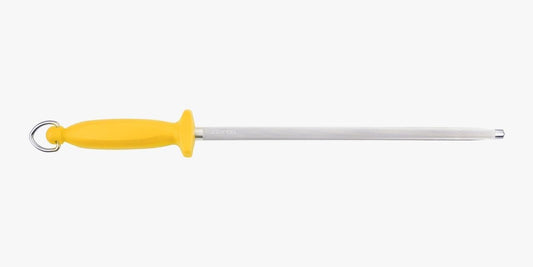 Series Chair as-Sharpening Body Carbon Steel Chromium Coated 300 mm (11.81 Inch) -Handle Polypropylene Yellow Colour, Stainless ands Plastic