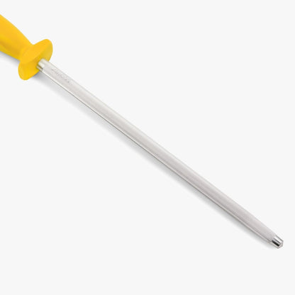 Series Chair as-Sharpening Body Carbon Steel Chromium Coated 300 mm (11.81 Inch) -Handle Polypropylene Yellow Colour, Stainless ands Plastic
