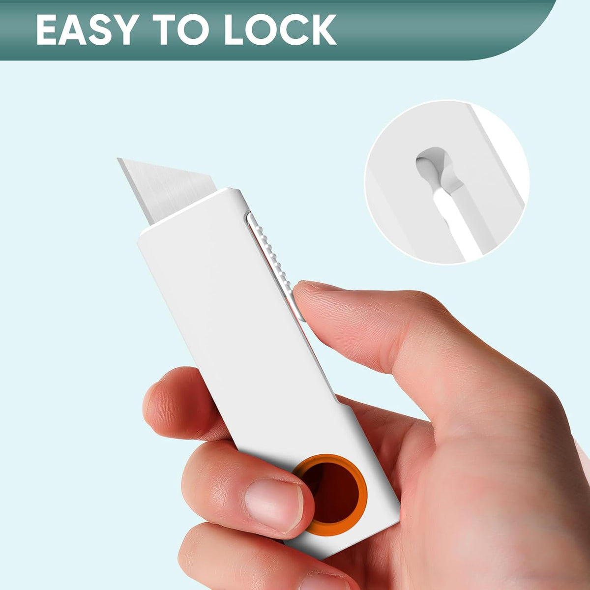 5PCS Mini Box Cutter Keychain, Retractable Package Opener for Boxes, Envelopes & Packages, Cute Portable Box Opener for Office, Home & Daily Use