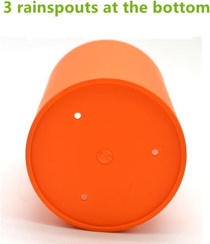 Universal Knife Block Holder with Premium Nylon Insert - Cooking Utensils Holder, Perfect for Ceramic Knives, Steak Knives and Kitchen Accesseries Storage (Cylinder)