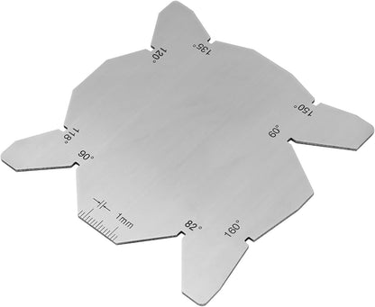 Drill Bit Angle Gauge Set 3Pcs Stainless Steel Drill Sharpening Tool, Angle Measurement Gauge for Drill Bits with Protractor, 60-160° Angle Finder for Woodworking Metalworking with