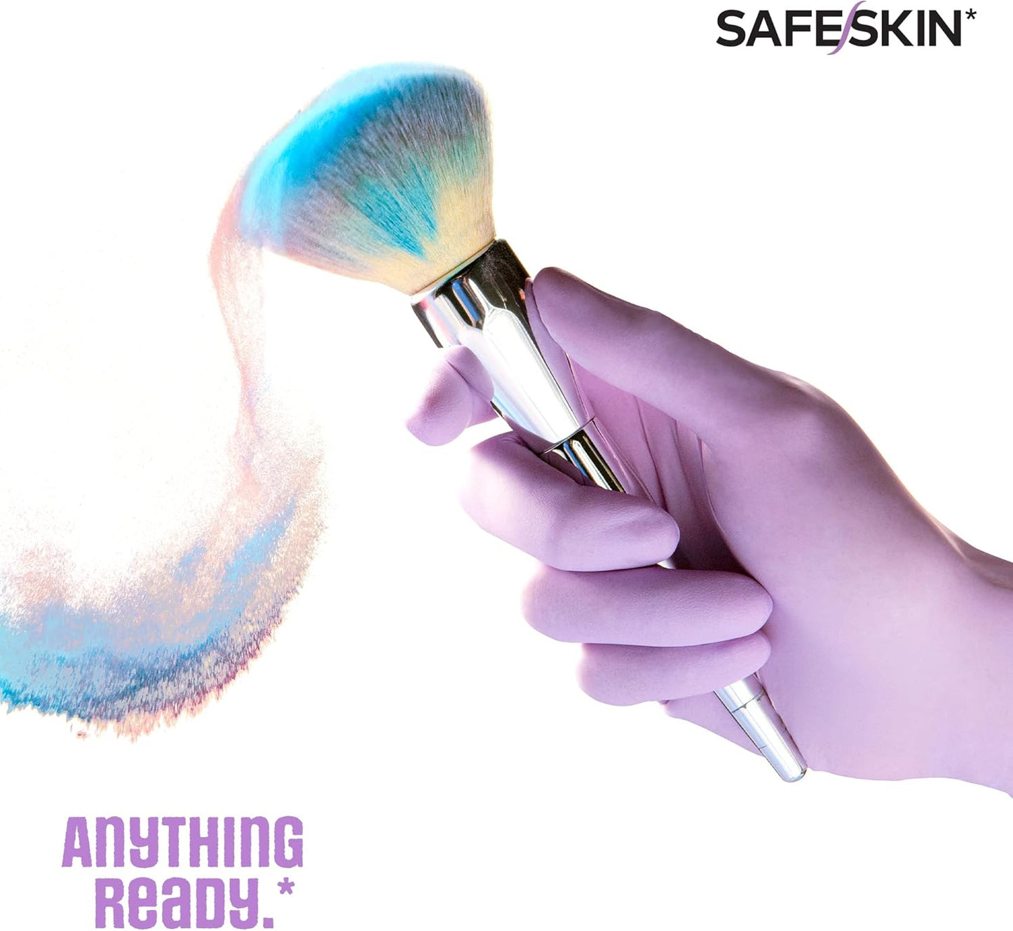 Disposable Nitrile Gloves in POP-N-GO Pack of 50 or 200 Powder Free - Hair, Cleaning, Medical Use, Food Handling