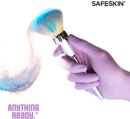 Disposable Nitrile Gloves in POP-N-GO Pack of 50 or 200 Powder Free - Hair, Cleaning, Medical Use, Food Handling