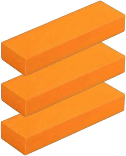 Cleaning Eraser for Kitchen, Rubber Stain Eraser for Removing Water Stains and Rust, Reusable Cleaning Scrubber Pad for Sink, Countertop, and Cookware, 3.15"x1"x0.51" (2)
